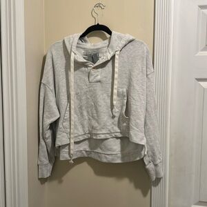 Outerknown Gray Heather Long Sleeves Crew Neck Pullover Sweatshirt Size XS